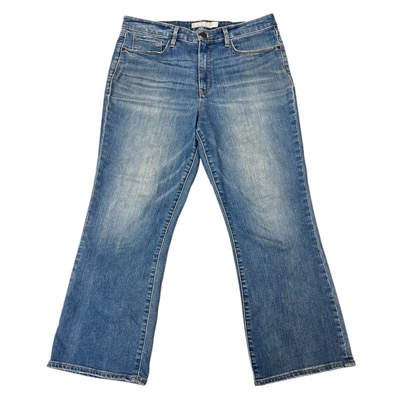 Athleta Denim - Athleta Sculptek 12 High Rise Straight Leg Stretchy Minimalist Denim Jeans